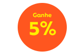 Ganhe 5% de desconto