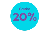 Imagem informando ganhe 20%