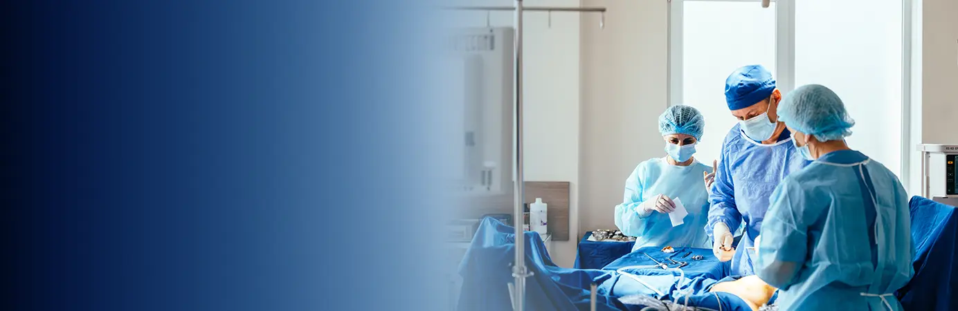 Medicos na sala de cirurgia